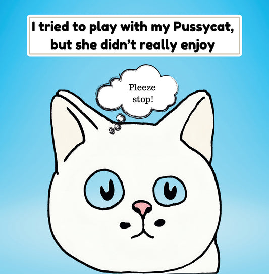 Interior page from My Pussycat Needs A Playmate by Jen Jenivive