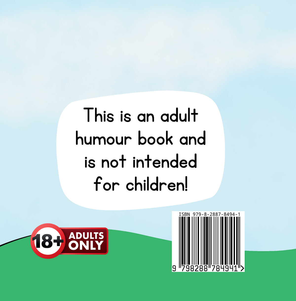 Our Best Friend Dicky by Jen Jenivive, back cover