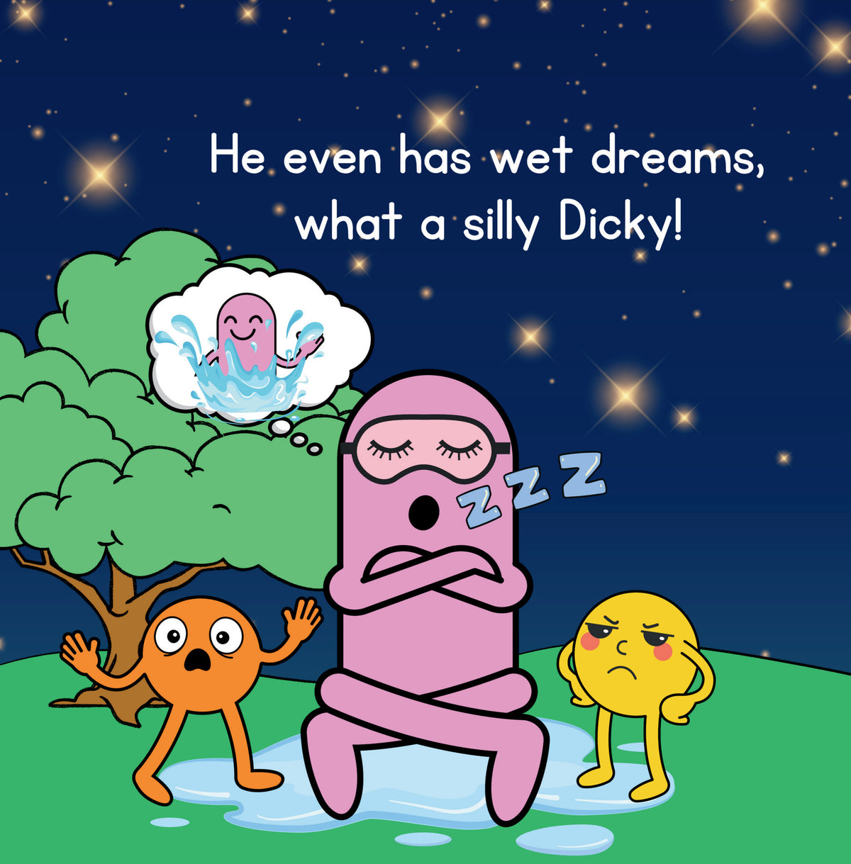 Interior page from Our Best Friend Dicky by Jen Jenivive