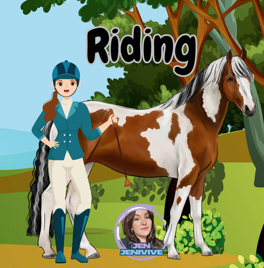 Riding by Jen Jenivive, front cover