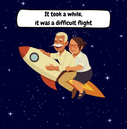 Interior page from Ron's Rocket: Voyage To Uranus by Jen Jenivive