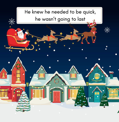 Interior page from Santa's Sack by Jen Jenivive