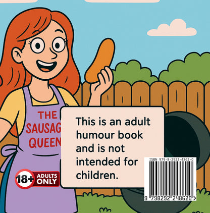 Sarah's Sausage Party by Jen Jenivive, back cover