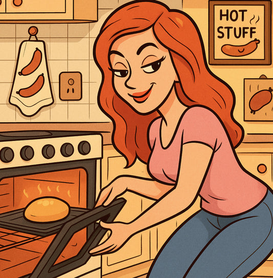 Interior page from Sarah's Sausage Party by Jen Jenivive