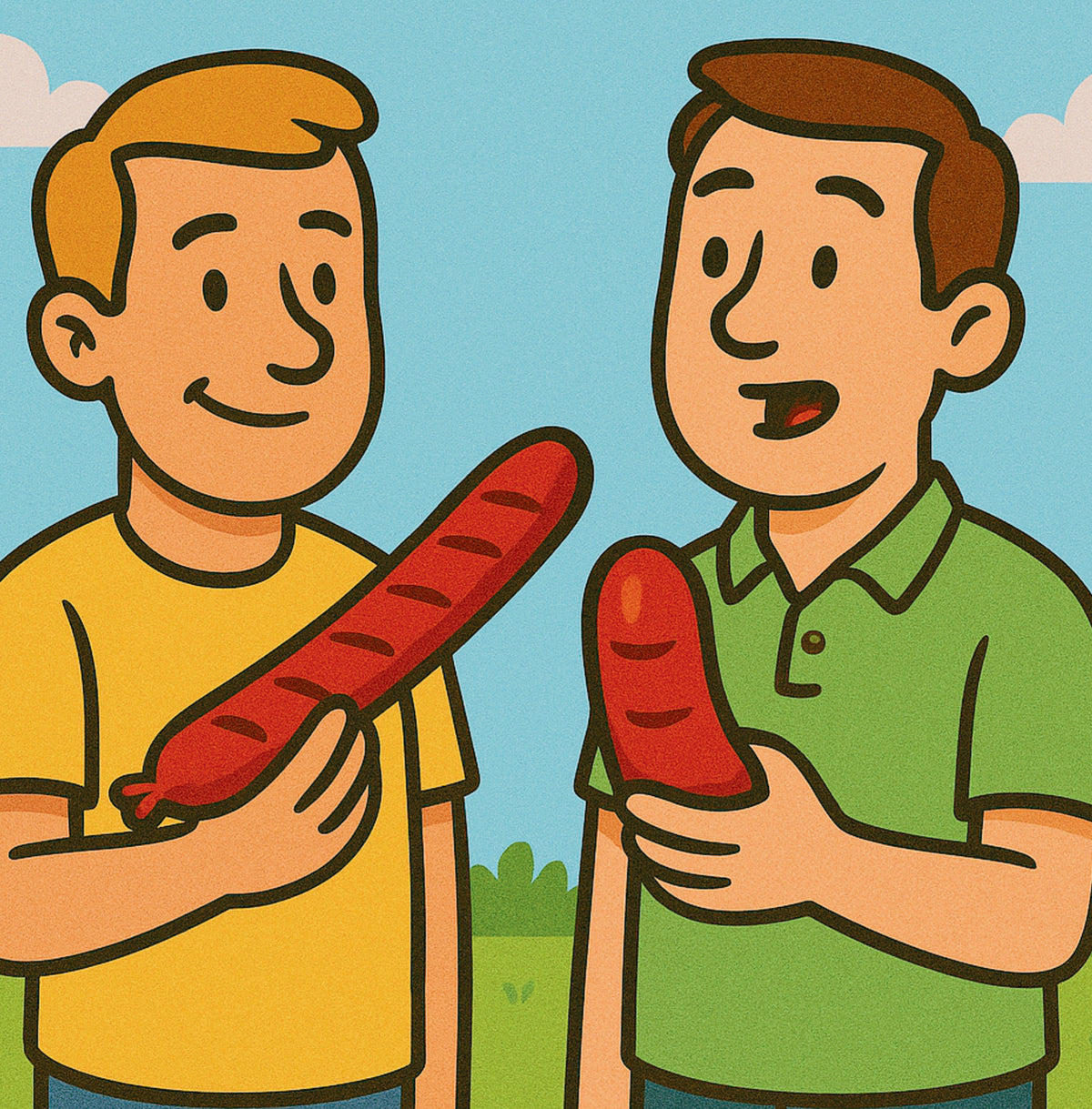 Interior page from Sarah's Sausage Party by Jen Jenivive
