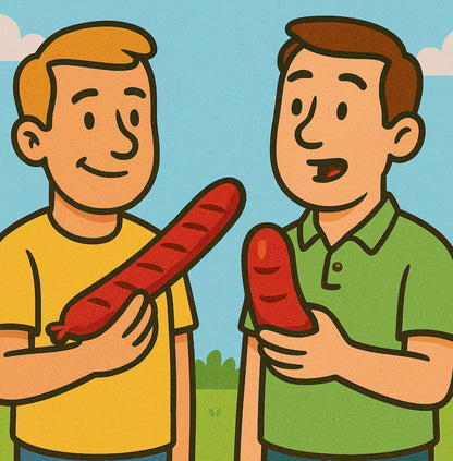Interior page from Sarah's Sausage Party by Jen Jenivive