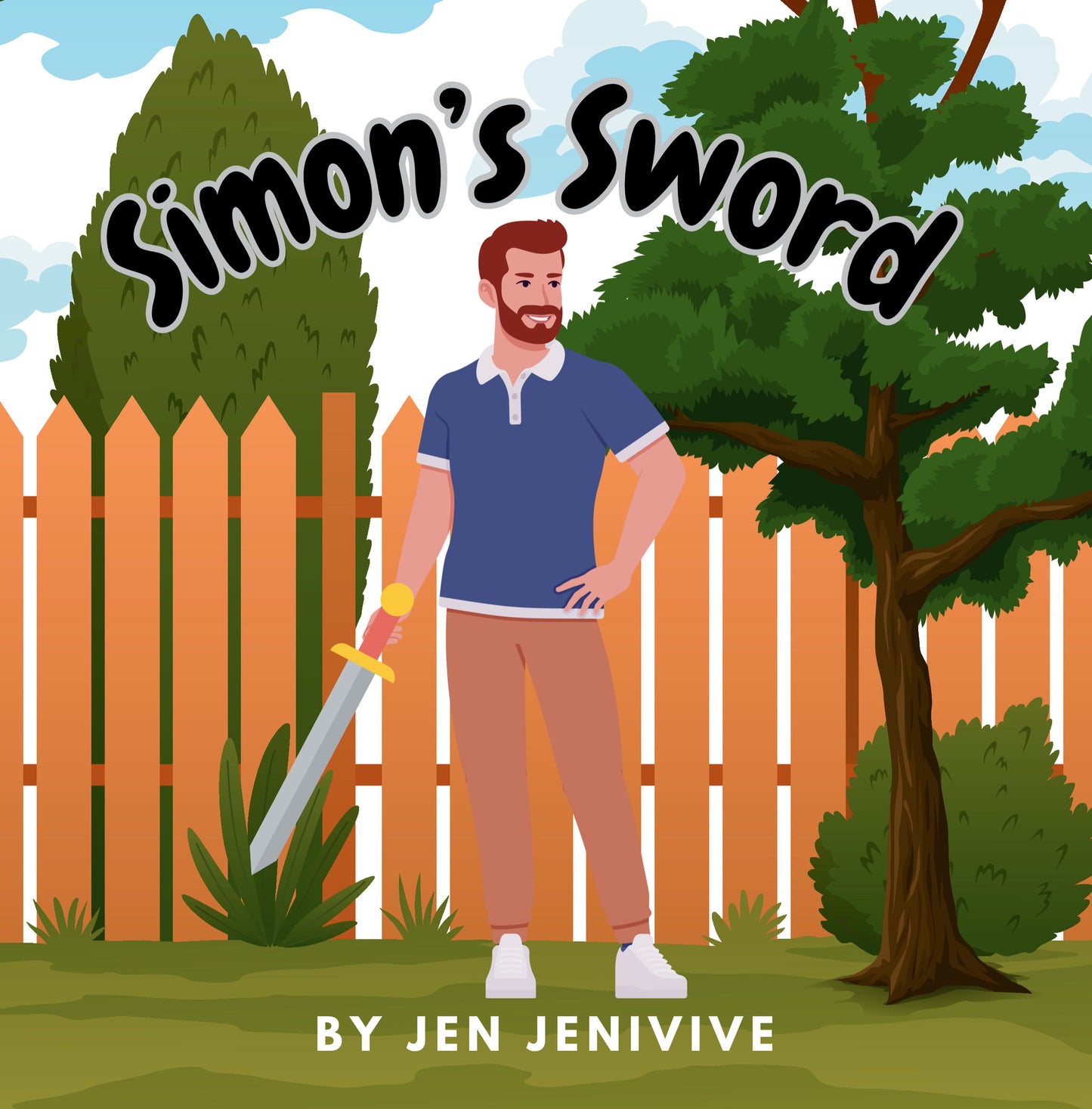 Simon's Sword by Jen Jenivive, front cover