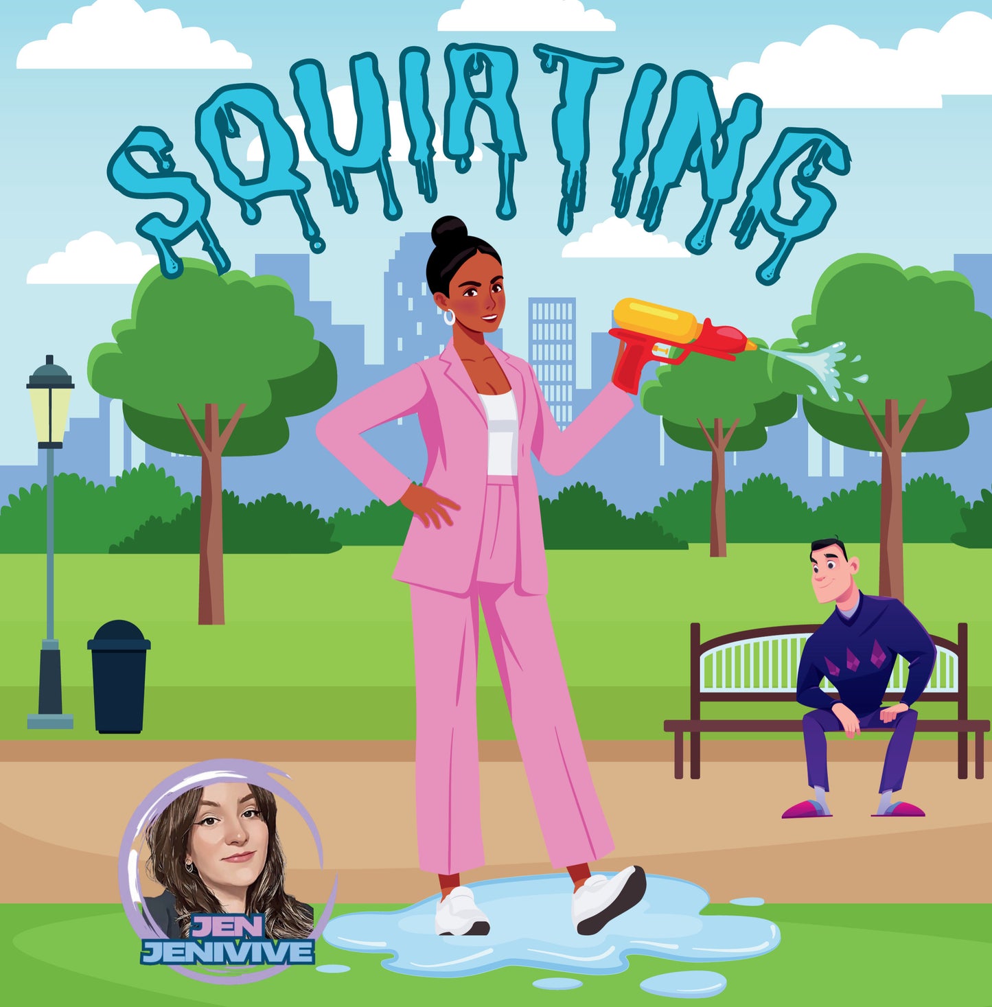 Squirting by Jen Jenivive, front cover