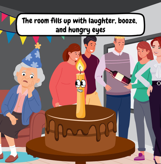 Interior page from The Birthday Blowjob by Jen Jenivive
