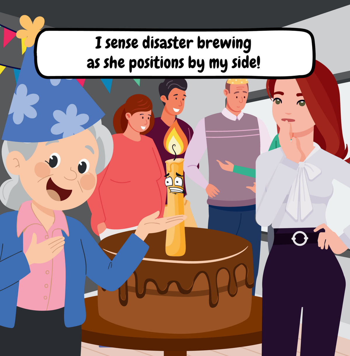 Interior page from The Birthday Blowjob by Jen Jenivive