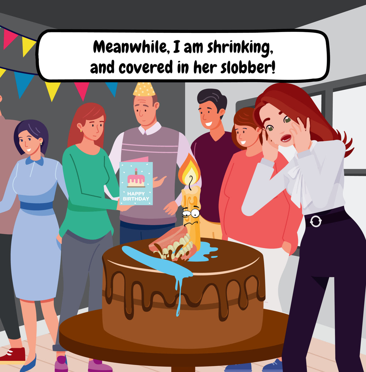 Interior page from The Birthday Blowjob by Jen Jenivive