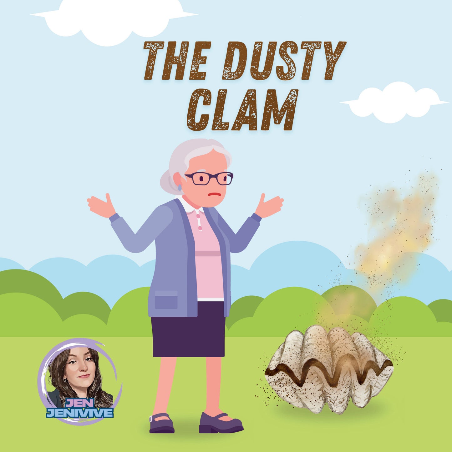 The Dusty Clam by Jen Jenivive, front cover