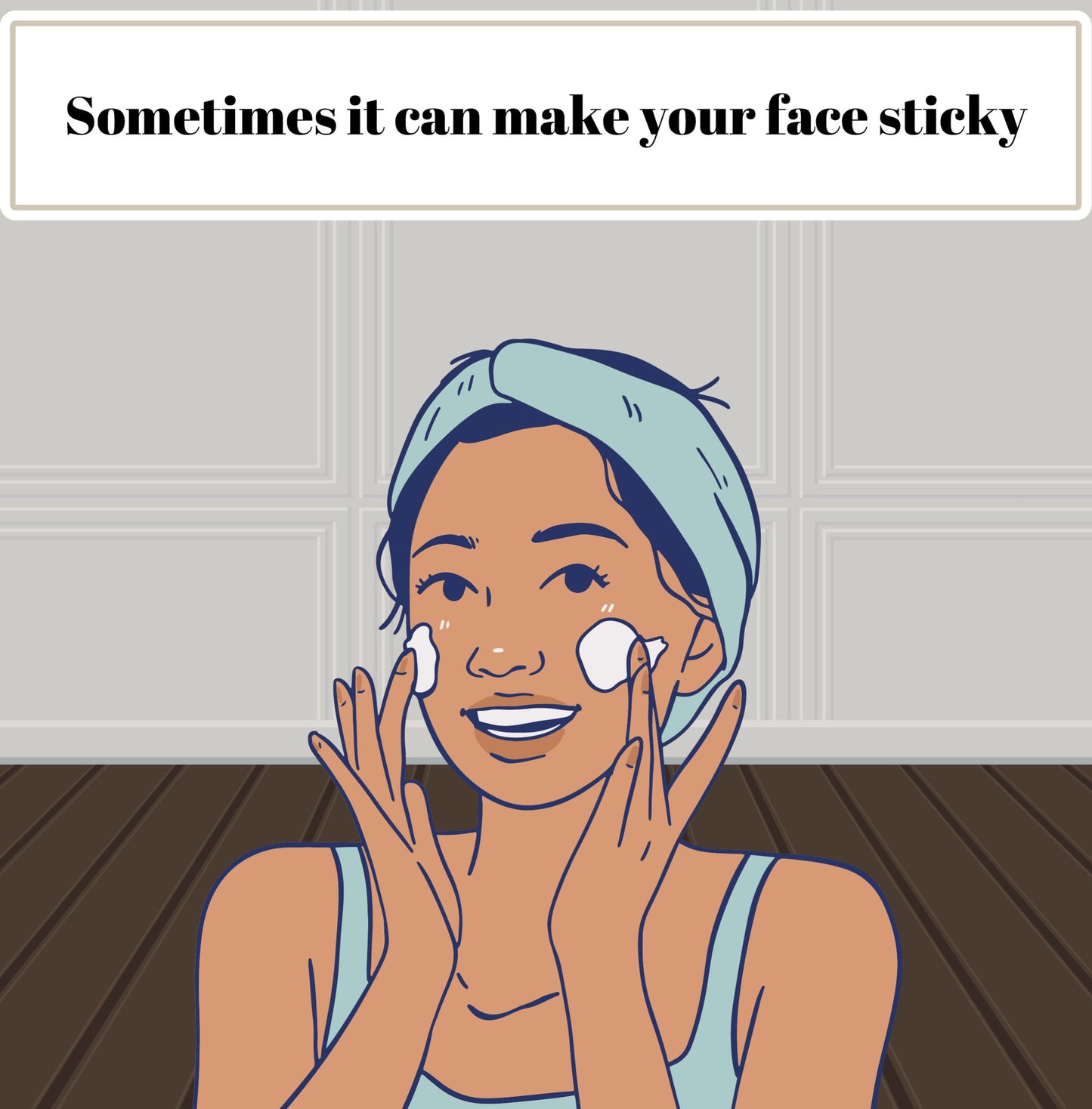 Interior page from The Facial by Jen Jenivive