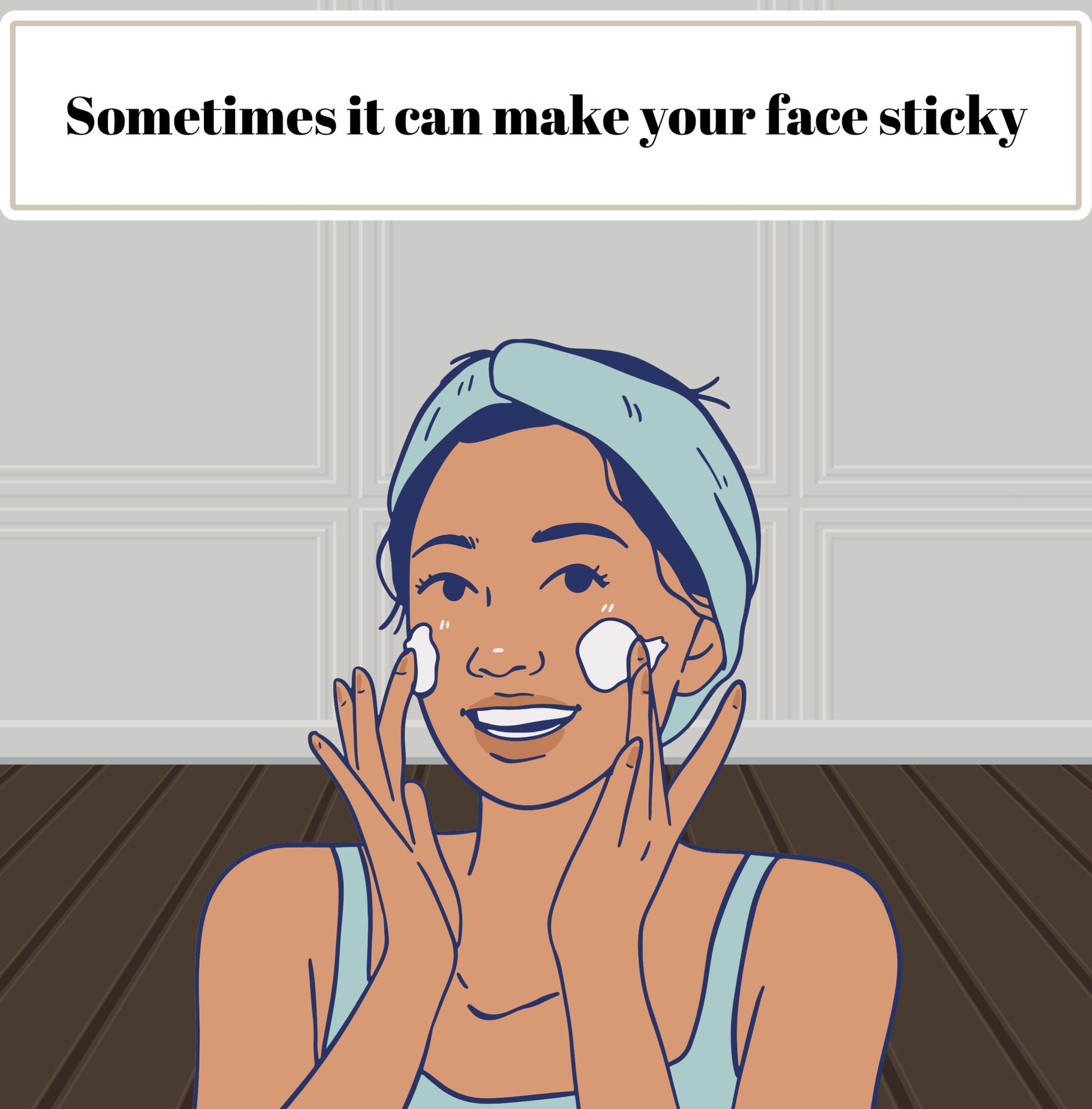 Interior page from The Facial by Jen Jenivive