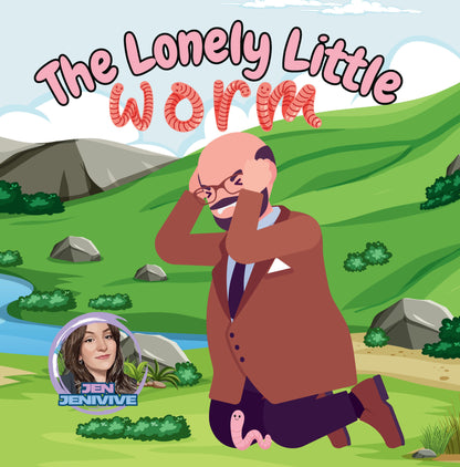 The Lonely Little Worm by Jen Jenivive, front cover
