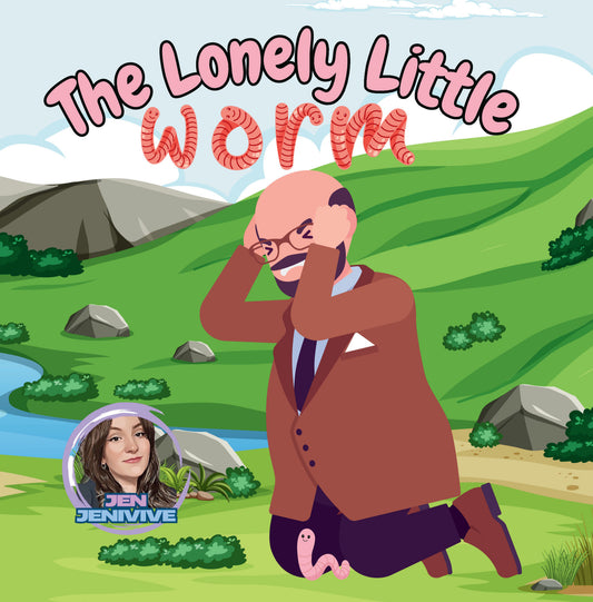 The Lonely Little Worm by Jen Jenivive, front cover