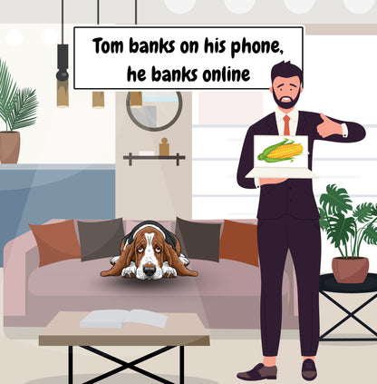 Interior page from The Massive Banker by Jen Jenivive