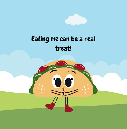 Interior page from The Tasty Taco by Jen Jenivive