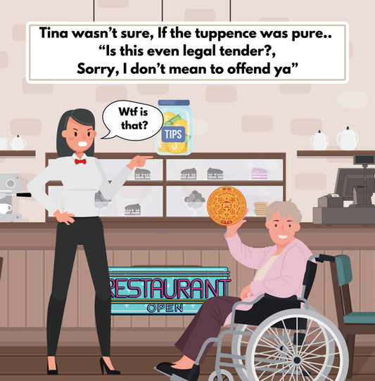 Interior page from Tina's Tip Jar by Jen Jenivive